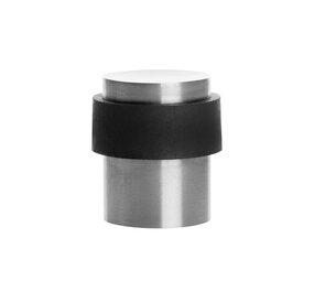 Mooi Deurbeslag Deurstopper mat nikkel voor vloermontage 30x40 mm Mooi Deurbeslag Deurstopper mat nikkel voor vloermontage 30x40 mm