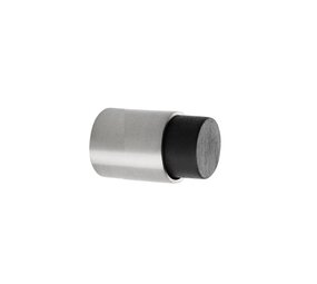 Mooi Deurbeslag Deurstopper mat nikkel voor wandmontage 35x22mm Mooi Deurbeslag Deurstopper mat nikkel voor wandmontage 35x22mm
