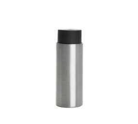 Mooi Deurbeslag Deurstopper mat nikkel voor wandmontage 80x22mm Mooi Deurbeslag Deurstopper mat nikkel voor wandmontage 80x22mm