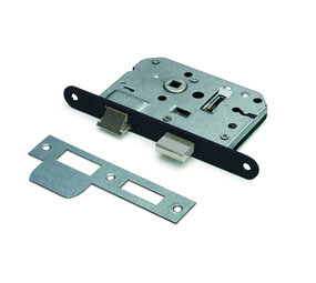 Dulimex Woningbouw klavier dag- en nachtslot zwart 55 mm