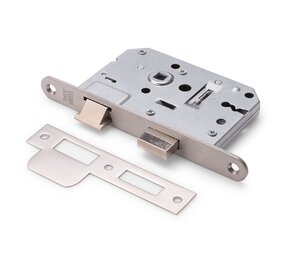 Dulimex Woningbouw klavier dag- en nachtslot geborsteld RVS 55 mm Dulimex Woningbouw klavier dag- en nachtslot geborsteld RVS 55 mm