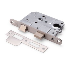 Dulimex Woningbouw cilinder dag- en nachtslot 55 mm geborsteld RVS Dulimex Woningbouw cilinder dag- en nachtslot 55 mm geborsteld RVS
