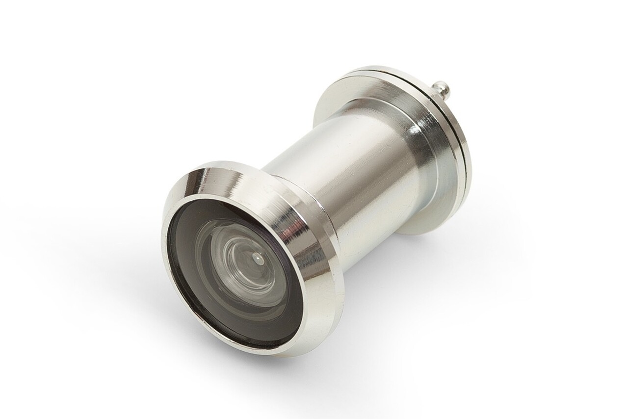 Dulimex Deurspion Big Eye 200° messing verchroomd Dulimex Deurspion Big Eye 200° messing verchroomd