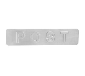 Mooi Deurbeslag Front voor Homebox buitenklep mat nikkel Mooi Deurbeslag Front voor Homebox buitenklep mat nikkel