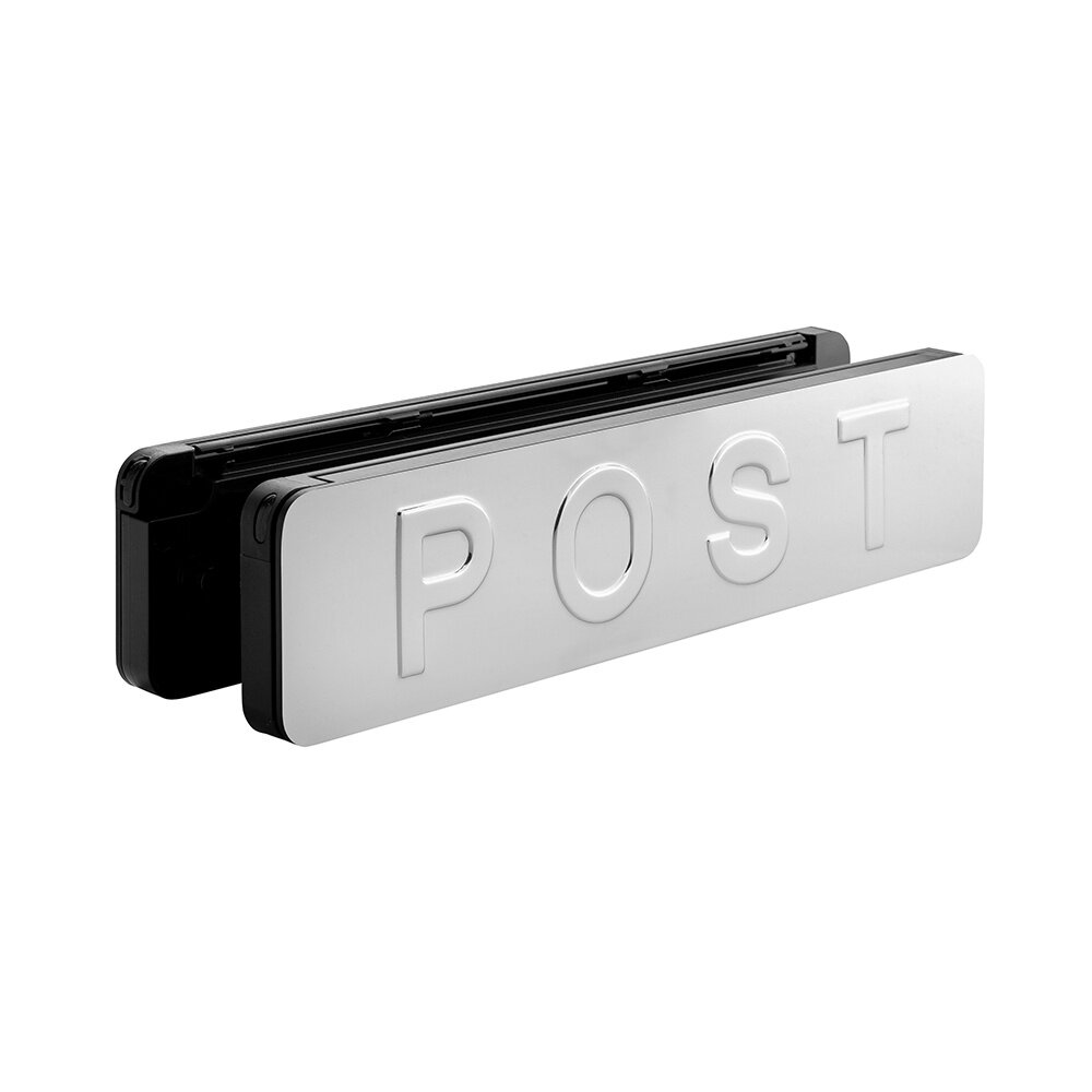 Mooi Deurbeslag Homebox Buitenzijde in mat nikkel met 'Post' Front Mooi Deurbeslag Homebox Buitenzijde in mat nikkel met 'Post' Front