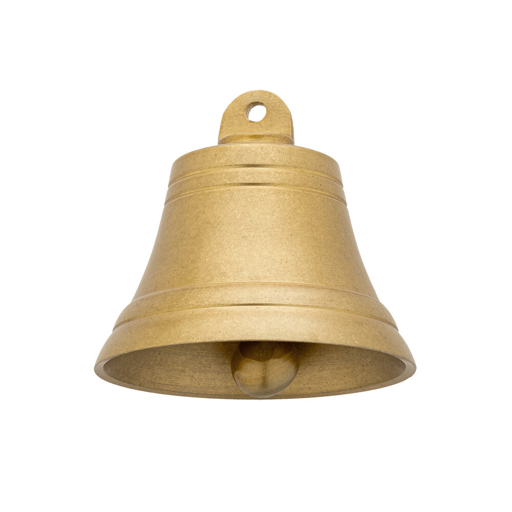 De Oude Deurklink Trekbel messing getrommeld | De Oude Deurklink jaren 30 deurbeslag