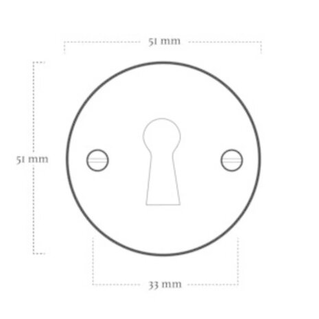 De Oude Deurklink Deurklink Klassiek Geveerd - Messing getrommeld - Sleutelrozet - Rond De Oude Deurklink Deurklink Klassiek Geveerd - Messing getrommeld - Sleutelrozet - Rond