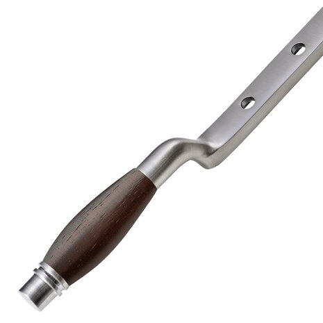 De Oude Deurklink Raamuitzetter retro palissander mat nikkel De Oude Deurklink Raamuitzetter retro palissander mat nikkel