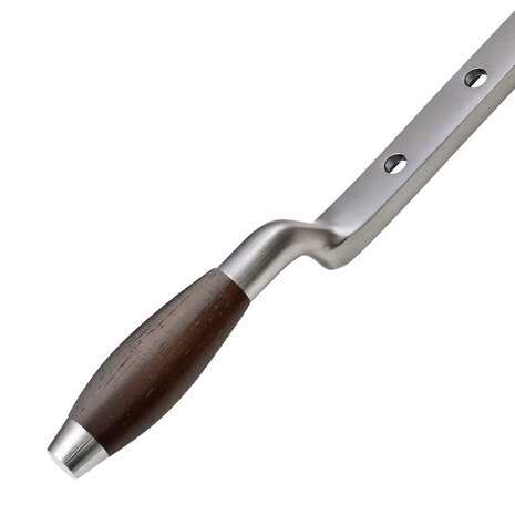 De Oude Deurklink Raamuitzetter retro palissander mat nikkel De Oude Deurklink Raamuitzetter retro palissander mat nikkel