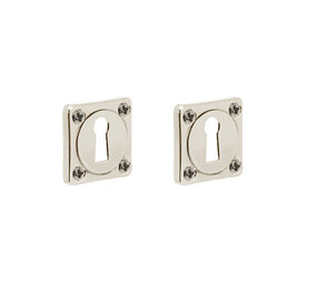 Intersteel Sleutelrozet vierkant Basic nikkel Intersteel Sleutelrozet vierkant Basic nikkel