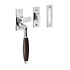 Raamsluiting retro palissander nikkel links Raamsluiting retro palissander nikkel links