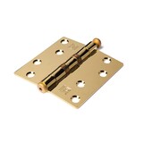 Dulimex Kogellagerscharnier 89x89mm rechte hoeken RVS vermessingd tot 80 kilo Dulimex Kogellagerscharnier 89x89mm rechte hoeken RVS vermessingd tot 80 kilo