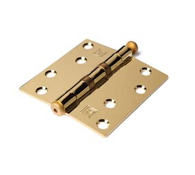 Dulimex Kogellagerscharnier 89x89mm rechte hoeken RVS vermessingd tot 80 kilo Dulimex Kogellagerscharnier 89x89mm rechte hoeken RVS vermessingd tot 80 kilo