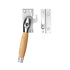 Raamsluiting eikenhout/mat nikkel met slot retro links Raamsluiting eikenhout/mat nikkel met slot retro links
