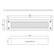 Intersteel Intersteel Tochtwering brievenbus rechthoekig PVD messing getrommeld | De Oude Deurklink Intersteel Intersteel Tochtwering brievenbus rechthoekig PVD messing getrommeld | De Oude Deurklink