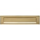 Intersteel Intersteel Brievenbus voordeur met klep en regenrand messing | De Oude Deurklink Intersteel Intersteel Brievenbus voordeur met klep en regenrand messing | De Oude Deurklink