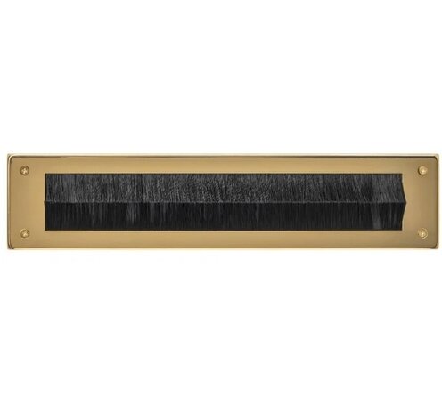 Intersteel Intersteel Tochtwering brievenbus rechthoekig PVD messingkleur | De Oude Deurklink Intersteel Intersteel Tochtwering brievenbus rechthoekig PVD messingkleur | De Oude Deurklink