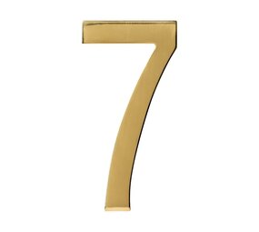 Intersteel PVD messing huisnummer 7 Intersteel PVD messing huisnummer 7