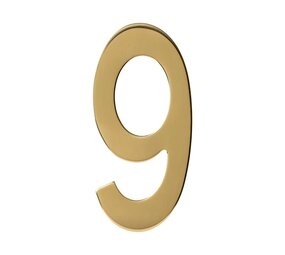 Intersteel PVD messing huisnummer 9