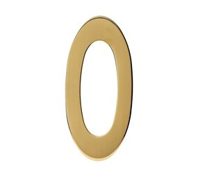 Intersteel PVD messing huisnummer 0