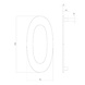 Intersteel Intersteel Huisnummer 0 PVD messing (15cm) voordeur | De Oude Deurklink klassiek buitendeurbeslag Intersteel Intersteel Huisnummer 0 PVD messing (15cm) voordeur | De Oude Deurklink klassiek buitendeurbeslag