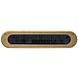 Intersteel Intersteel Tochtwering brievenbus ovaal PVD messing getrommeld | De Oude Deurklink