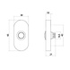 Intersteel Intersteel Deurbel voordeur ovaal PVD messing getrommeld - verdekte montage | De Oude Deurklink Intersteel Intersteel Deurbel voordeur ovaal PVD messing getrommeld - verdekte montage | De Oude Deurklink