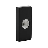 Intersteel Deurbel rechthoekig 65x30x10 mm verdekt RVS zwart