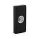 Intersteel Intersteel Deurbel voordeur rechthoekig mat zwart RVS - verdekte montage (65x30x10mm) | De Oude Deurklink