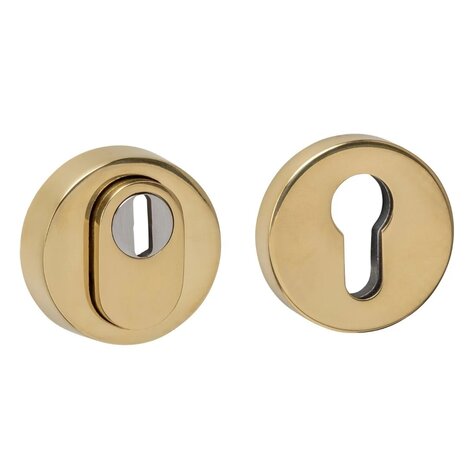 Intersteel Intersteel Veiligheidsrozetten SKG3 PVD messingkleur kerntrekbeveiliging | De Oude Deurklink klassiek buitendeurbeslag Intersteel Intersteel Veiligheidsrozetten SKG3 PVD messingkleur kerntrekbeveiliging | De Oude Deurklink klassiek buitendeurbeslag