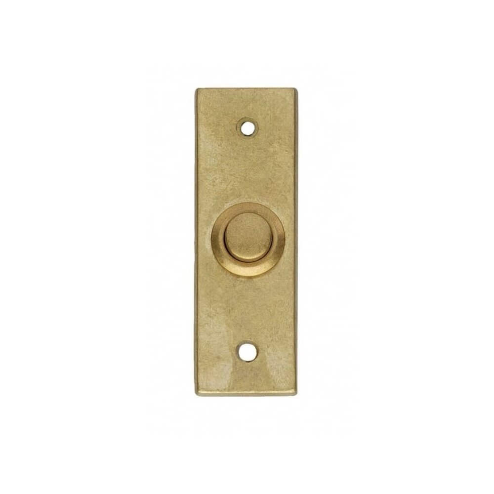 Intersteel Intersteel Deurbel voordeur rechthoekig messing getrommeld | De Oude Deurklink Intersteel Intersteel Deurbel voordeur rechthoekig messing getrommeld | De Oude Deurklink
