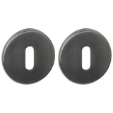 Intersteel Sleutelrozetten verdekt PVD antraciet grijs Intersteel Sleutelrozetten verdekt PVD antraciet grijs