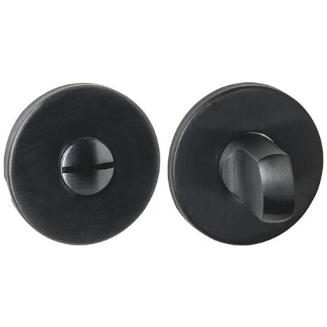 Intersteel Intersteel WC-slot PVD zwart badkamer toilet deurbeslag