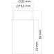 De Oude Deurklink Deurstopper wandmontage 35x22mm getrommeld messing De Oude Deurklink Deurstopper wandmontage 35x22mm getrommeld messing
