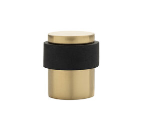 De Oude Deurklink Deurstopper vloermontage 30x40mm messing gelakt De Oude Deurklink Deurstopper vloermontage 30x40mm messing gelakt