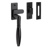 De Oude Deurklink Raamsluiting Klassiek mat zwart links De Oude Deurklink Raamsluiting Klassiek mat zwart links