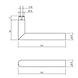 Intersteel Enkele deurklink Jura op rozet verdekt 53x53X10mm PVD messing getrommeld Intersteel Enkele deurklink Jura op rozet verdekt 53x53X10mm PVD messing getrommeld
