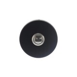 Intersteel Deurbel rond verdekt 53x10 mat zwart RVS