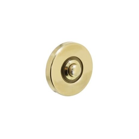 Intersteel Intersteel Deurbel voordeur rond messing gelakt - verdekte montage | De Oude Deurklink Intersteel Intersteel Deurbel voordeur rond messing gelakt - verdekte montage | De Oude Deurklink