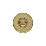 Intersteel Deurbel rond verdekt messing getrommeld