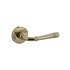 Deurklink Helena op rozet 55x10 mm messing gelakt Deurklink Helena op rozet 55x10 mm messing gelakt