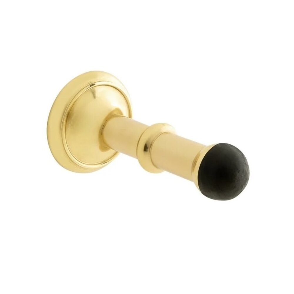 De Oude Deurklink Klassieke deurstopper messing gelakt De Oude Deurklink Klassieke deurstopper messing gelakt