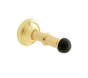 De Oude Deurklink Klassieke deurstopper messing gelakt De Oude Deurklink Klassieke deurstopper messing gelakt