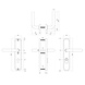 Intersteel Intersteel Veiligheidsbeslag Luzern SKG3 PVD messing getrommeld PC72mm kerntrekbeveiliging | De Oude Deurklink klassiek buitendeurbeslag Intersteel Intersteel Veiligheidsbeslag Luzern SKG3 PVD messing getrommeld PC72mm kerntrekbeveiliging | De Oude Deurklink klassiek buitendeurbeslag