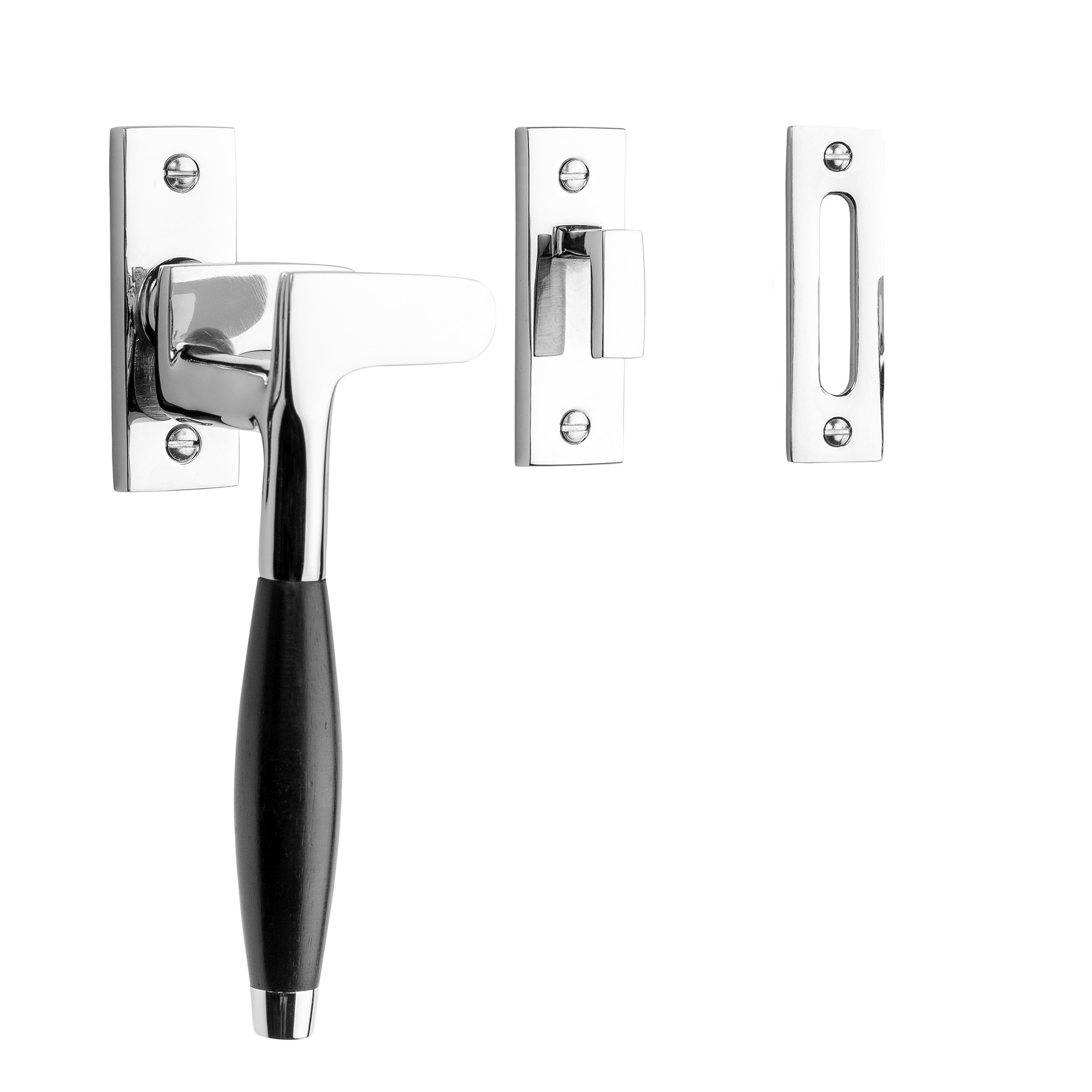 De Oude Deurklink Raamsluiting Klassiek ventilatiestand nikkel links