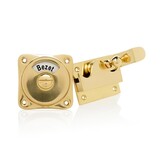 De Oude Deurklink WC slot hendel met bocht messing gelakt De Oude Deurklink WC slot hendel met bocht messing gelakt