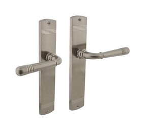 Intersteel Deurklink Helena op schild blind nikkel mat Intersteel Deurklink Helena op schild blind nikkel mat