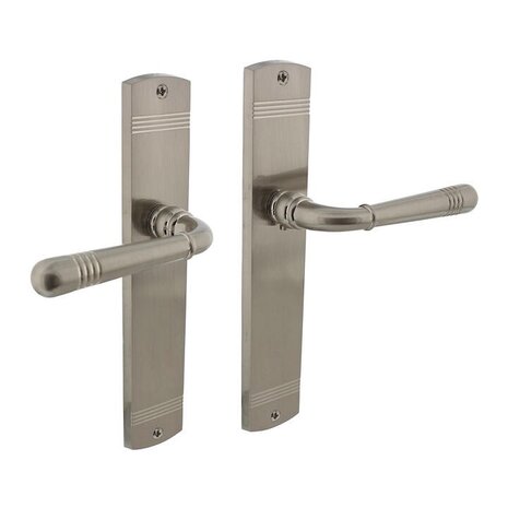 Intersteel Deurklink Helena op schild blind nikkel mat Intersteel Deurklink Helena op schild blind nikkel mat