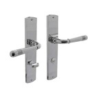 Intersteel Deurklink Helena op schild 235x45x8mm met WC63/8mm chroom