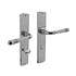 Deurklink Helena op schild 235x45x8mm met WC63/8mm chroom Deurklink Helena op schild 235x45x8mm met WC63/8mm chroom